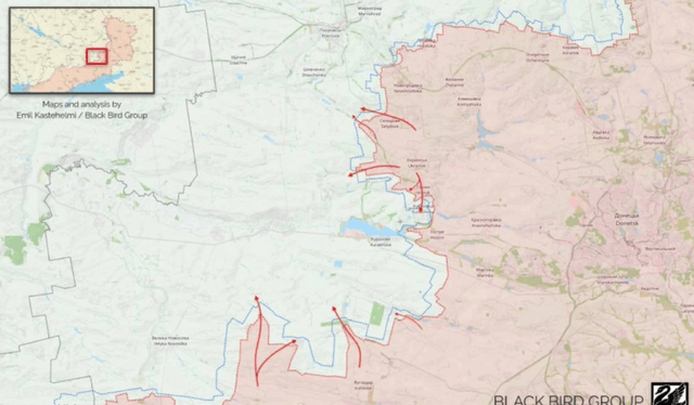 两只铁钳伸出，3天100次激战，乌军进退两难要被包一个大饺子！