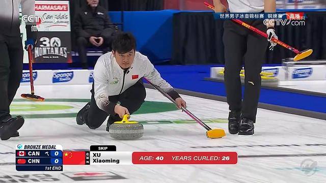 中国男壶大比分告负无缘铜牌 追平世锦赛最好成绩