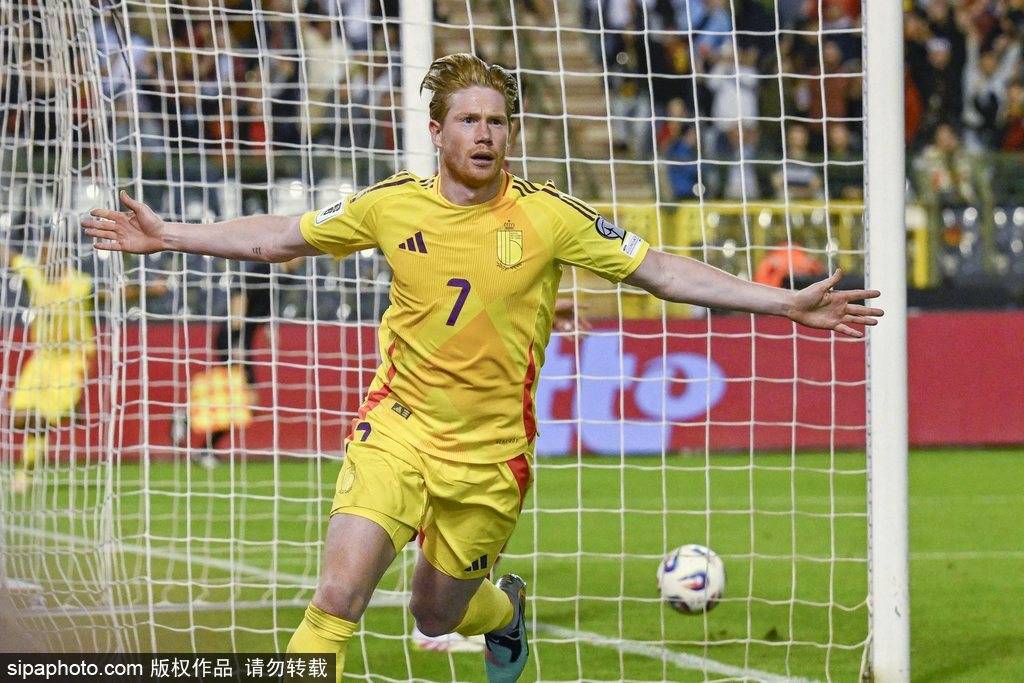 世预赛-德布劳内88分钟绝杀 比利时连丢3球4-3威尔士
