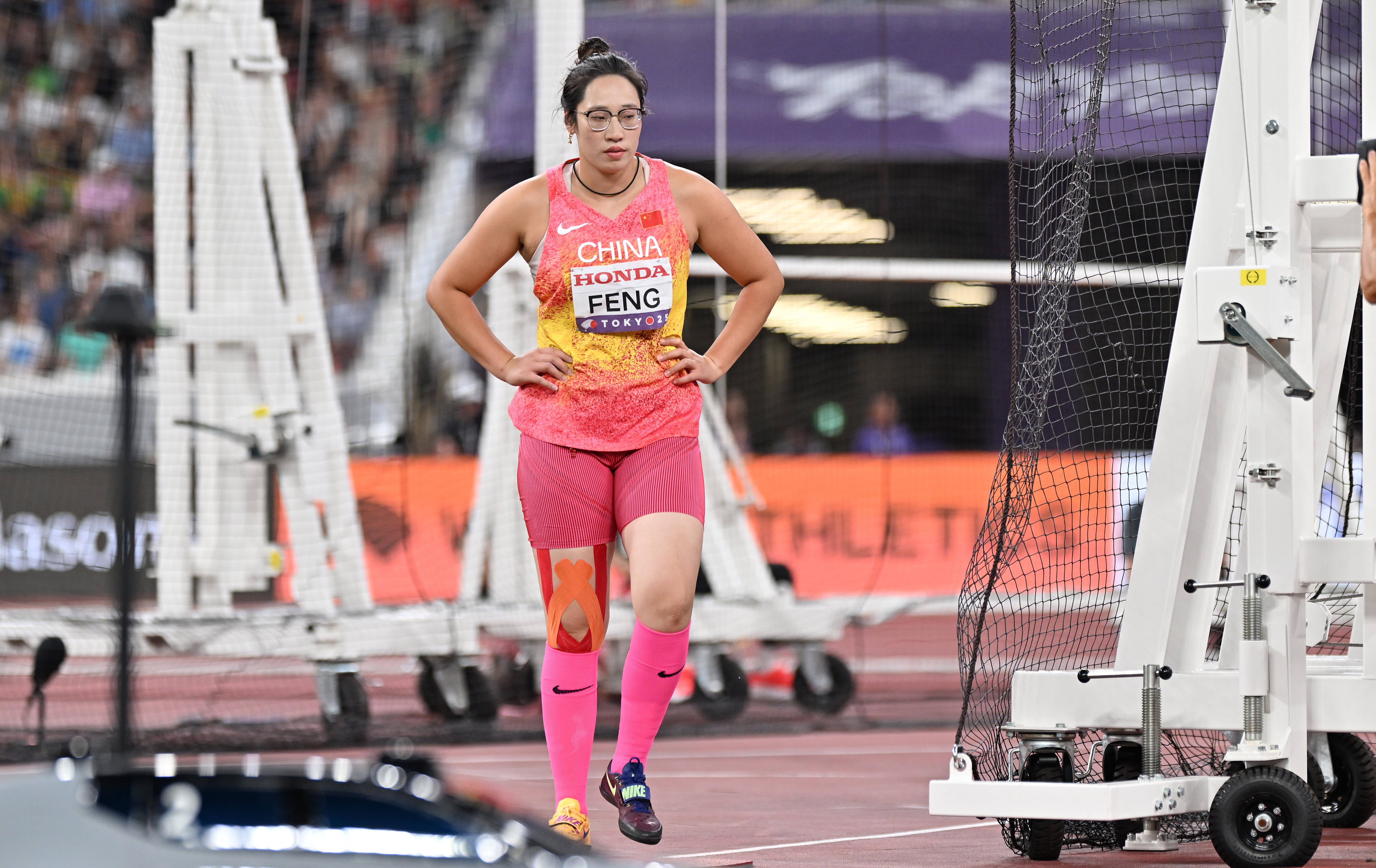 （田径世锦赛）女子铁饼决赛：冯彬获第七