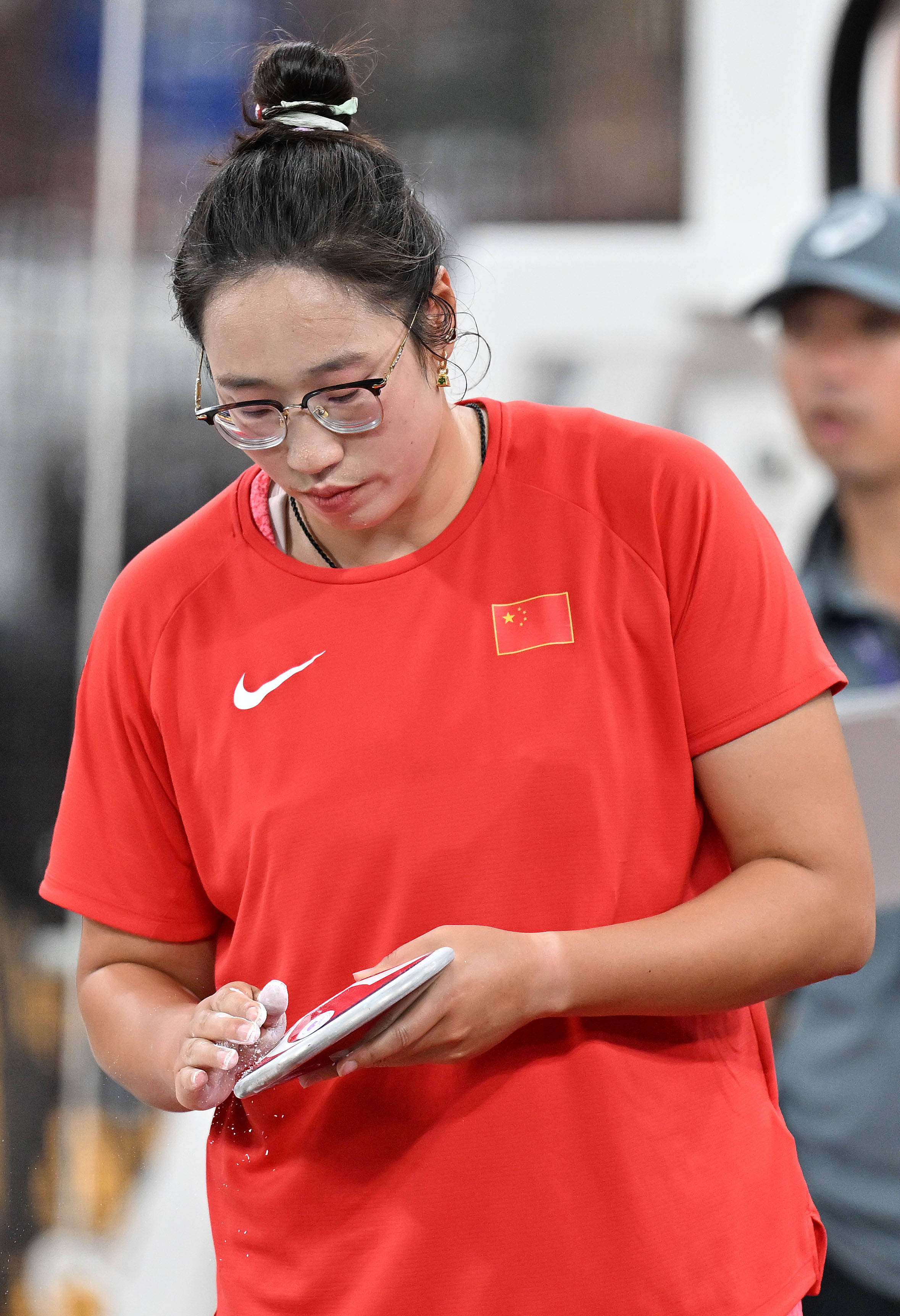 （田径世锦赛）女子铁饼决赛：冯彬获第七